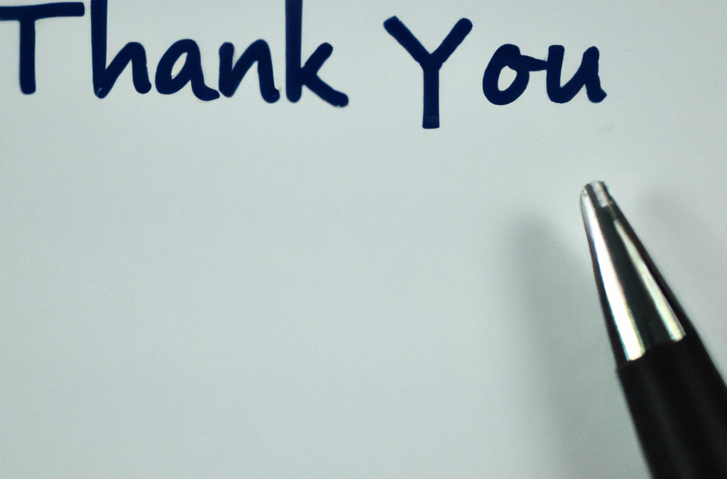 The Importance of Thank You Notes: A Guide to Etiquette